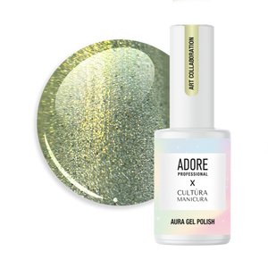 Adore Professional x Cultura Manicura Aura Cat Eye Gel Polish Herbal
