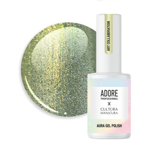 Adore Professional x Cultura Manicura Aura Cat Eye Gel Polish Herbal