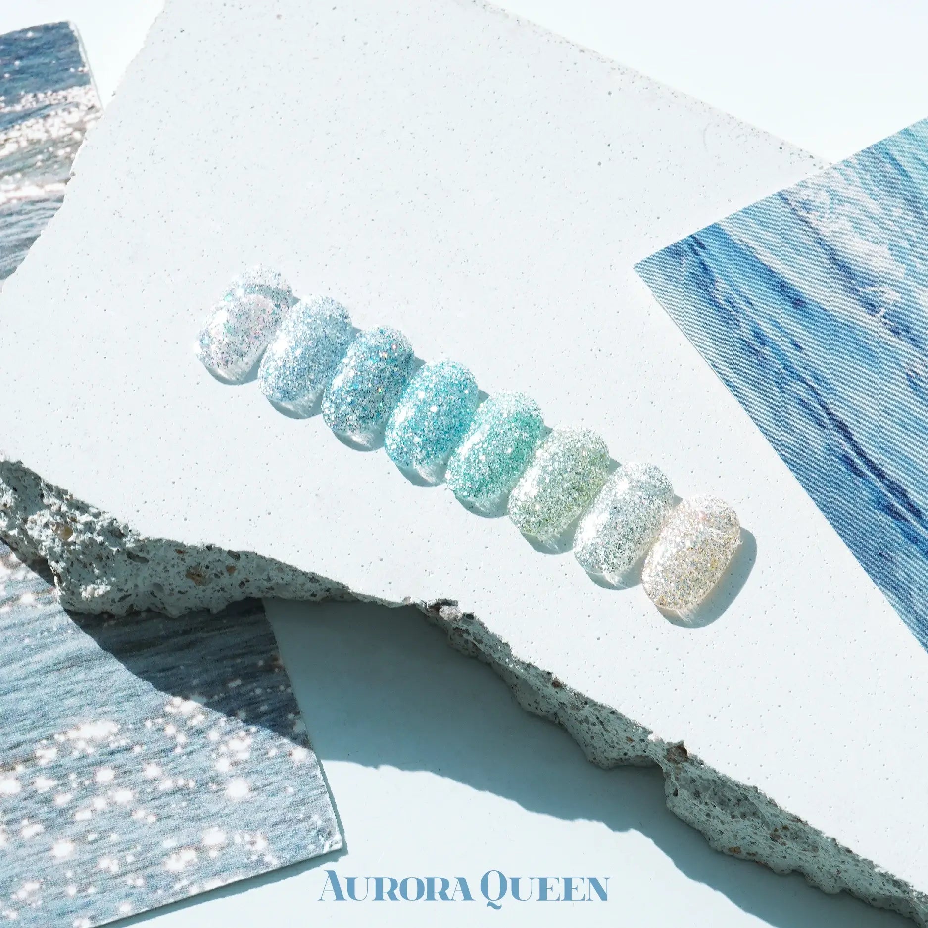 Aurora Queen Frost Collection 8 PCS - Nail Mart USA Aurora Queen Frost Collection 8 PCS - Nail Mart USA