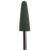 DARK SILICONE POLISHER #302, THIN ROUNDED BULLET, GREEN