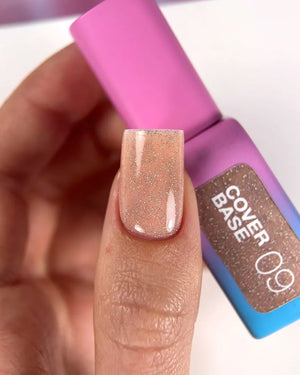 Luna Cover Base 9 - Beige with Gold Shimmer