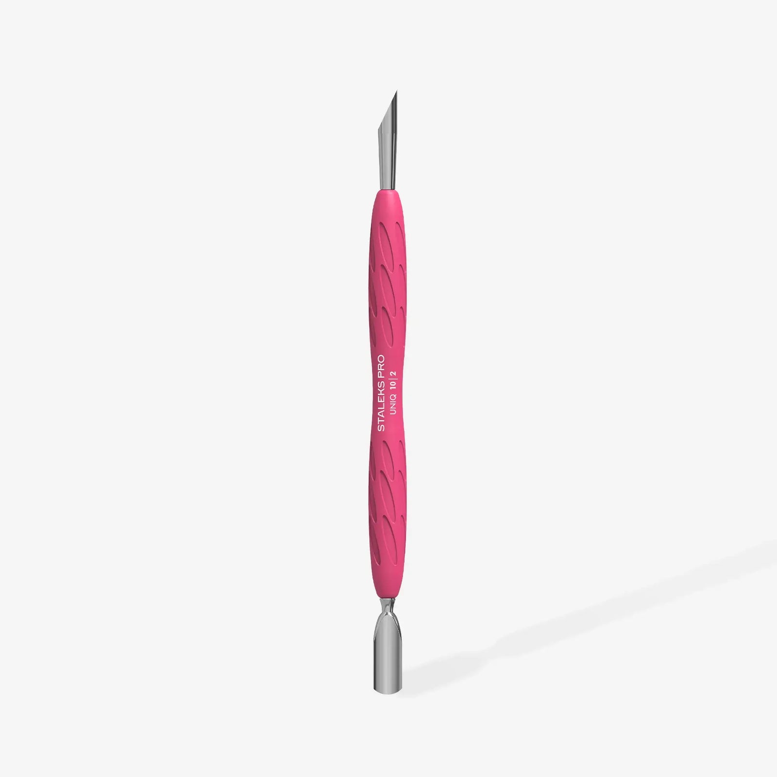 Staleks  Manicure Pusher Gummy with Silicone Handle UNIQ 10 TYPE 2 (Rounded Narrow and Beveled Pusher)