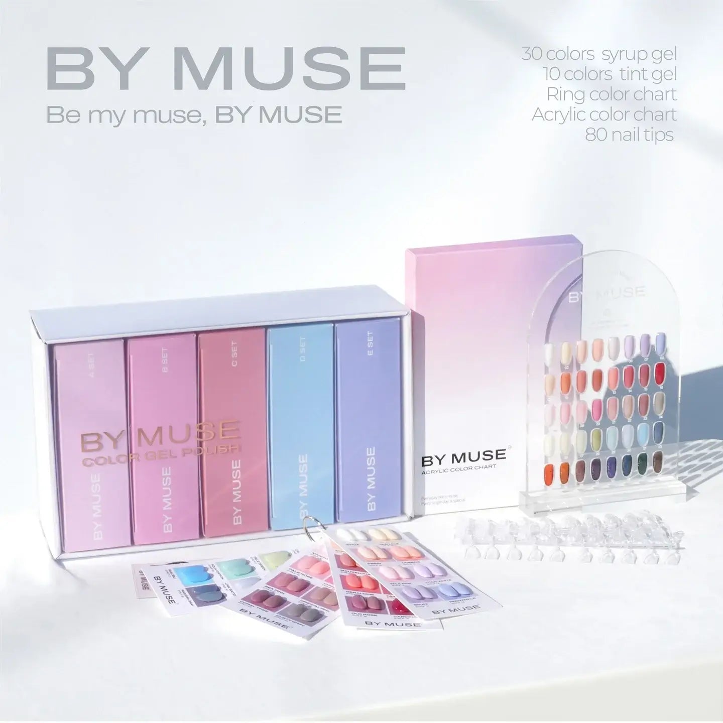 BY MUSE Syrup Color Gel Collection 40 PCS