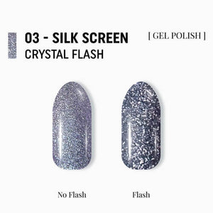 Adore Professional Crystal Flash Cat Eye Gel Polish- Lavender Purple