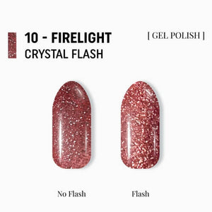Adore Professional Crystal Flash Cat Eye Gel Polish- Ruby Red