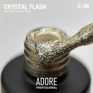 Adore Professional Crystal Flash Cat Eye Gel Polish - Gold