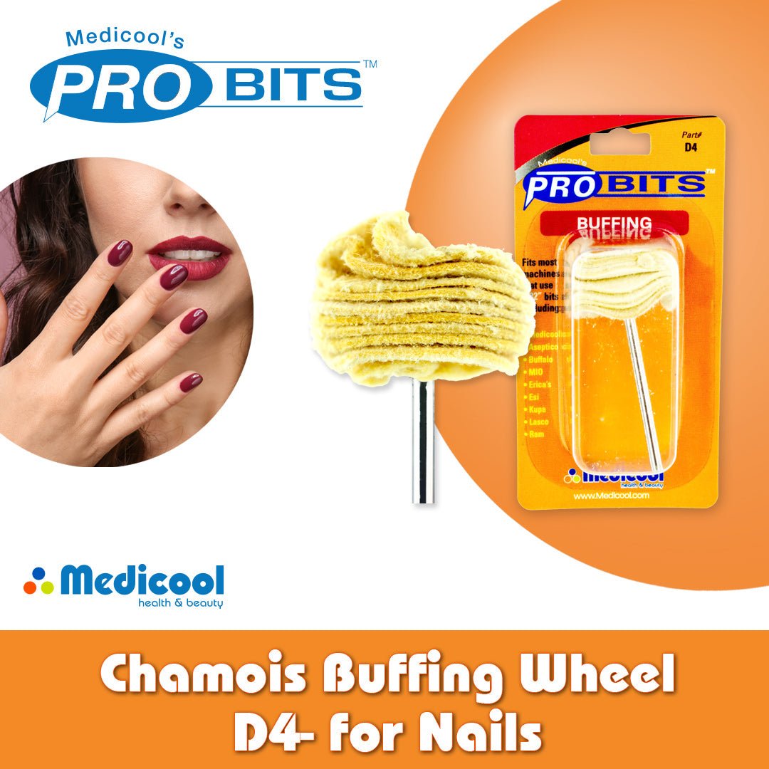 Medicool Chamois Buffing Wheel -D4- for Nails