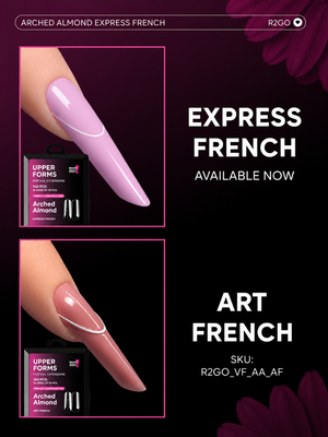Dual Forms Ready2GO" by Maris.Kid - Arched Almond Express French Tip