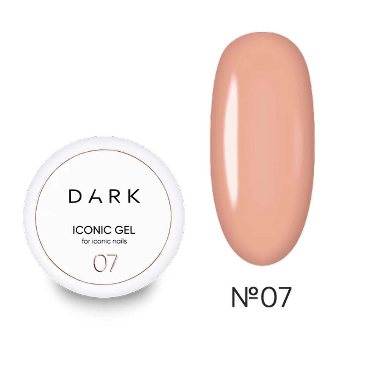 DARK - Iconic Gel #07, 15ml/30ml