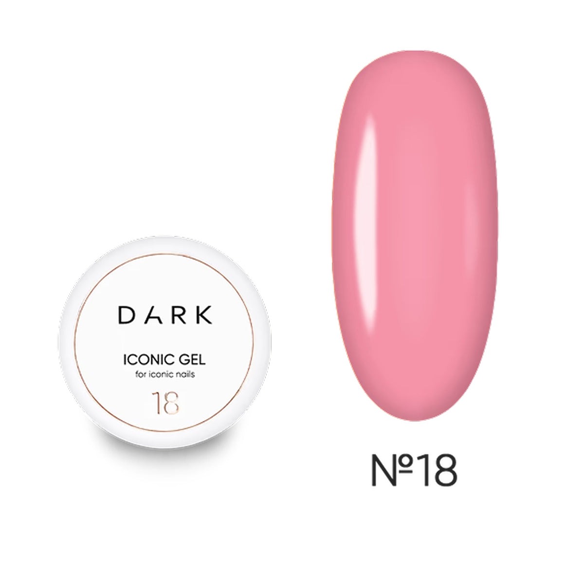 DARK - Iconic Gel #18, 15ml/30ml