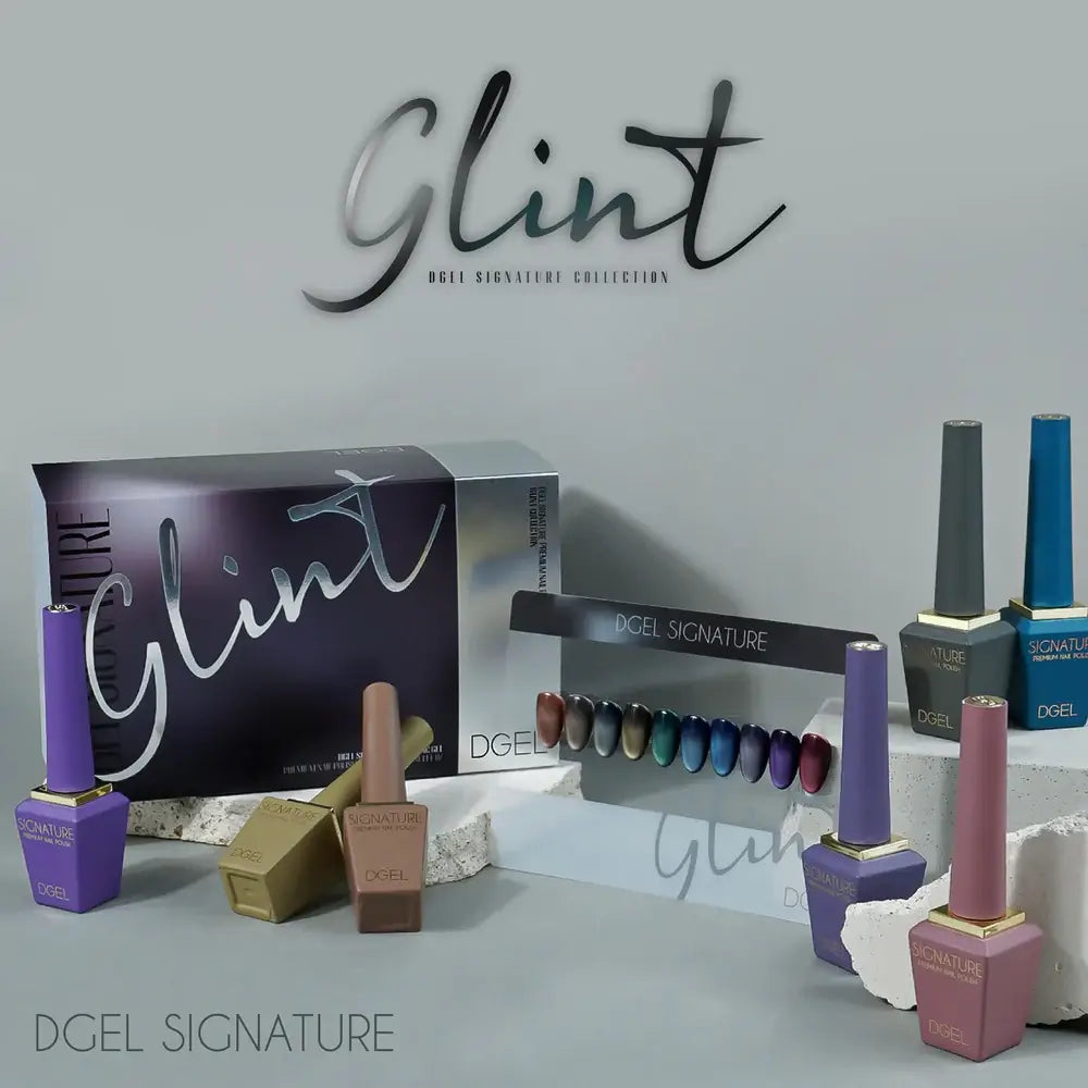 DGEL Signature Glint Collection - 10 PCS Magnetic Gel Polish Set