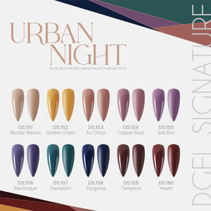 DGEL Signature Urban Night Collection - 10 PCS Gel Polish Set