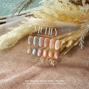 DGEL Signature Autumn Muhly Collection - 6 PCS Magnetic Gel Polish Set