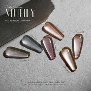 DGEL Signature Autumn Muhly Collection - 6 PCS Magnetic Gel Polish Set