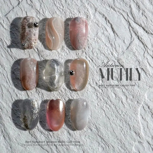 DGEL Signature Autumn Muhly Collection - 6 PCS Magnetic Gel Polish Set