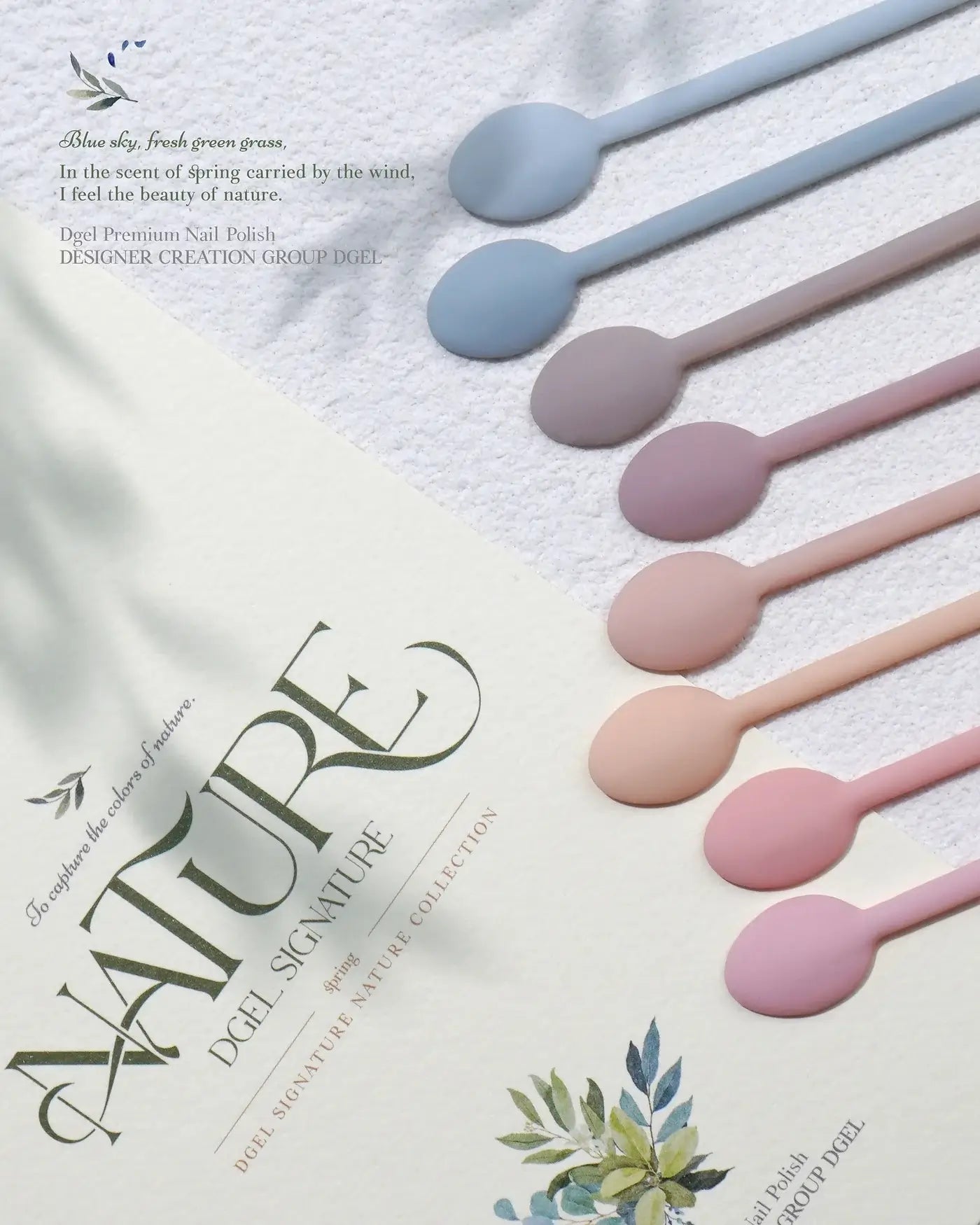 DGEL Signature Nature Collection - 8 PC Syrup Gel Polish Set