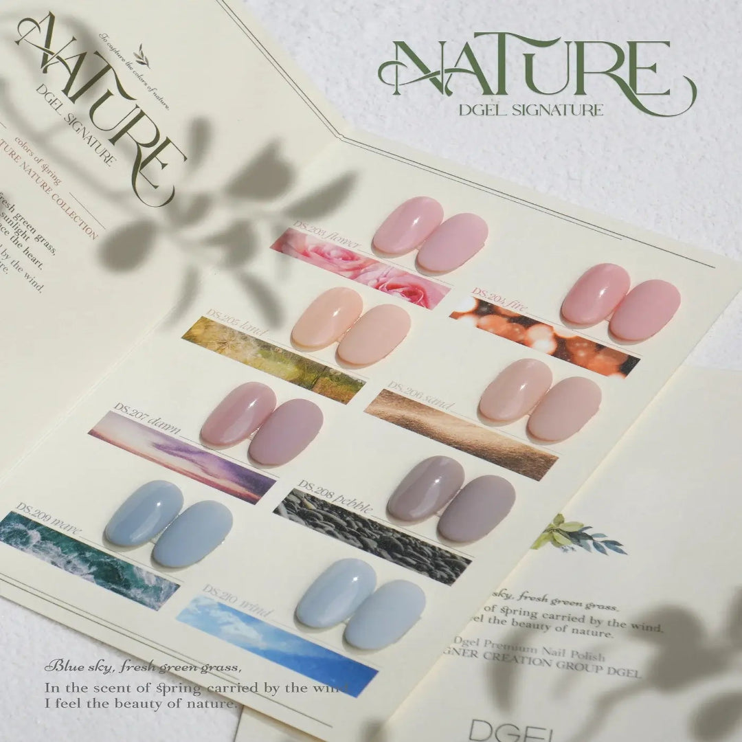 DGEL Signature Nature Collection - 8 PC Syrup Gel Polish Set