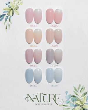 DGEL Signature Nature Collection - 8 PC Syrup Gel Polish Set