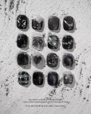 DGEL Signature Black Label Collection - 8 PCS Magnetic Gel Polish Set