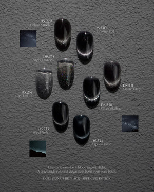 DGEL Signature Black Label Collection - 8 PCS Magnetic Gel Polish Set