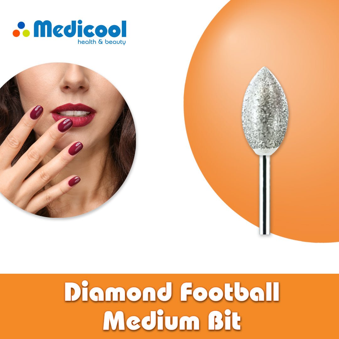 Medicool Diamond Football Medium Bit -B7- for Nails