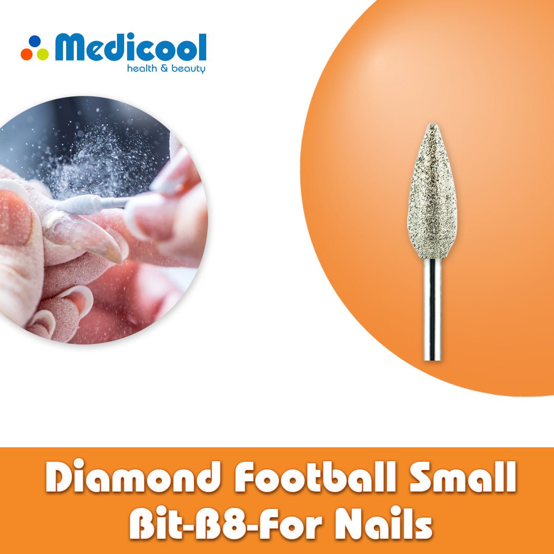 Medicool Diamond Football Small Bit -B8- for Nails