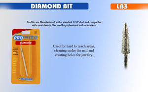 Medicool Diamond Micro Oval Bit -LB3- for Nails