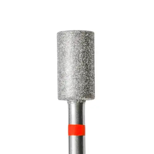 KMIZ Diamond Straight Cylinder E-File Nail Drill Bit - Fine Grit 5.0mm