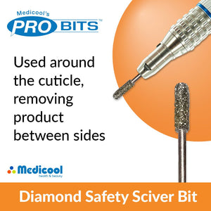 Medicool Diamond Safety Sciver Bit for Nails