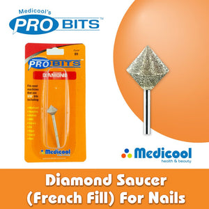 Medicool Diamond Saucer (French Fill) -B9- for Nails