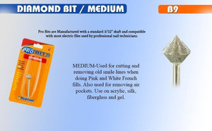 Medicool Diamond Saucer (French Fill) -B9- for Nails