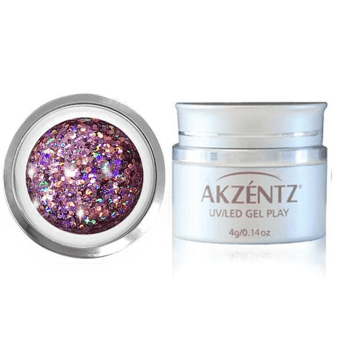 AKZENTZ GEL PLAY - GLITTER PINK CRUSH