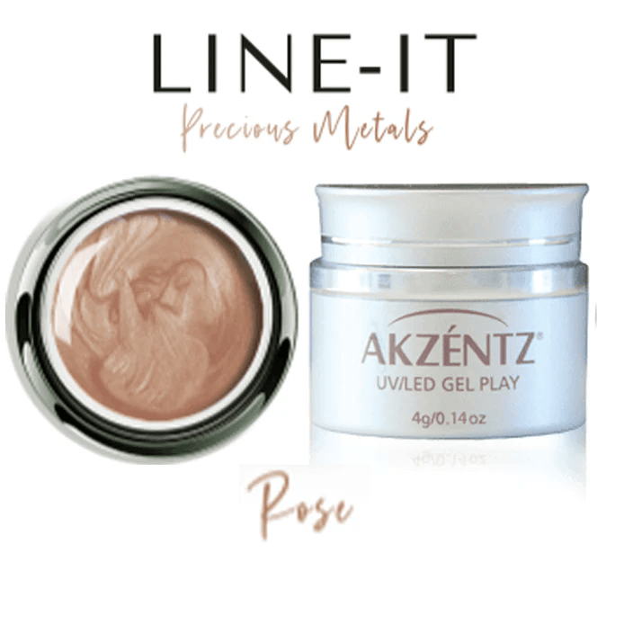 AKZENTZ GEL PLAY - LINE-IT ROSE