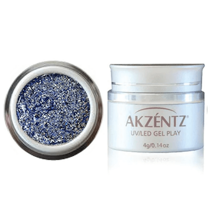 AKZENTZ GEL PLAY - GLITZ BLUE TANZANITE