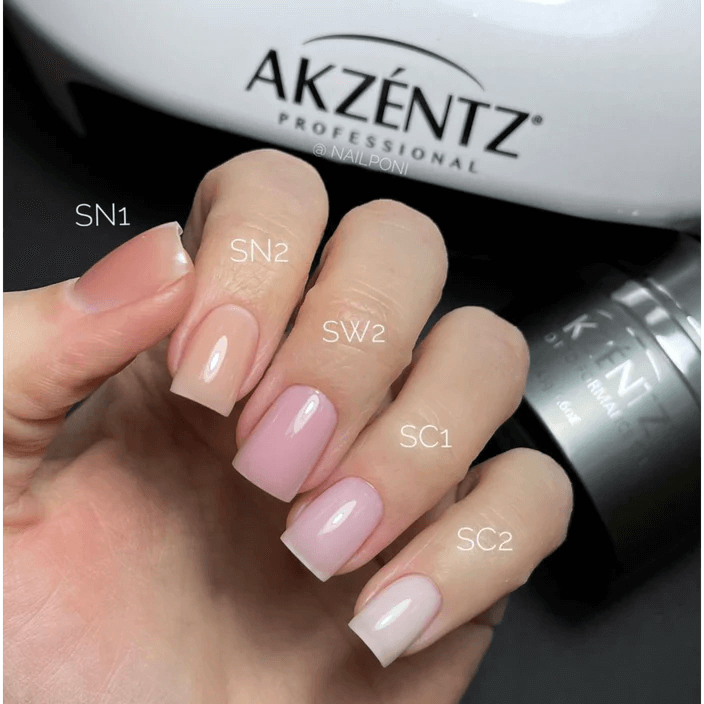Akzentz Pro-Formance Hard Gel - SC2 Trinity Shades Cool - Nail Akzentz Pro-Formance Hard Gel - SC2 Trinity Shades Cool - Nail