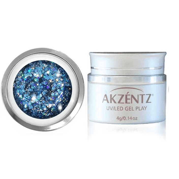 AKZENTZ GEL PLAY - GLITTER BLUE CRUSH