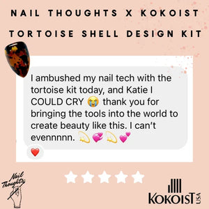 Nail Thoughts Tortoise Shell Design Kit