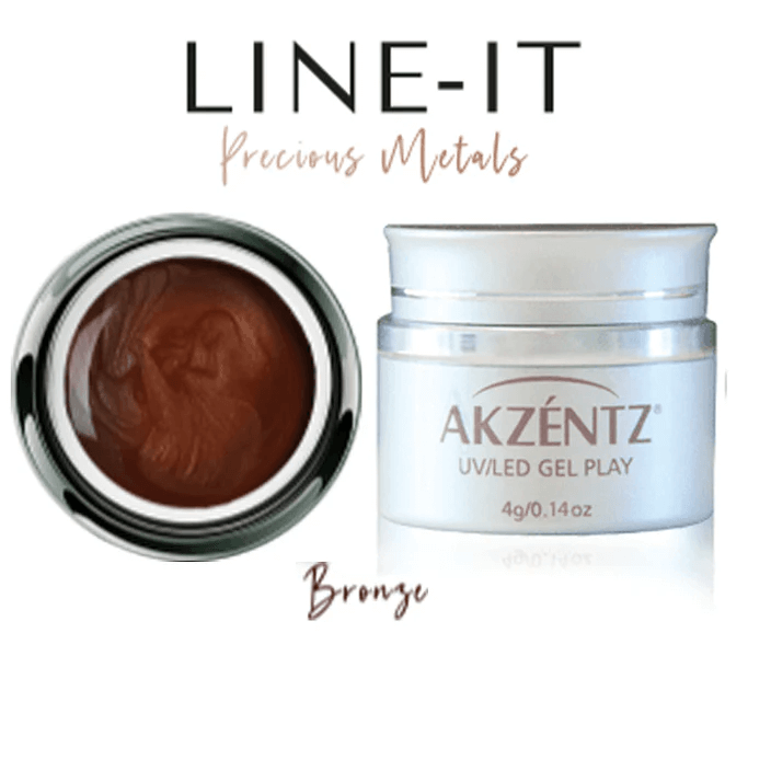 AKZENTZ GEL PLAY - LINE-IT BRONZE