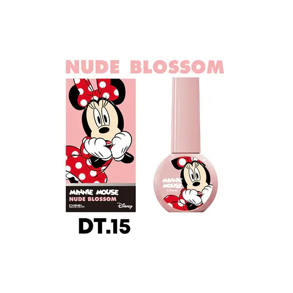 DGEL Disney Minnie Mouse Gel Polish - Nude Blossom