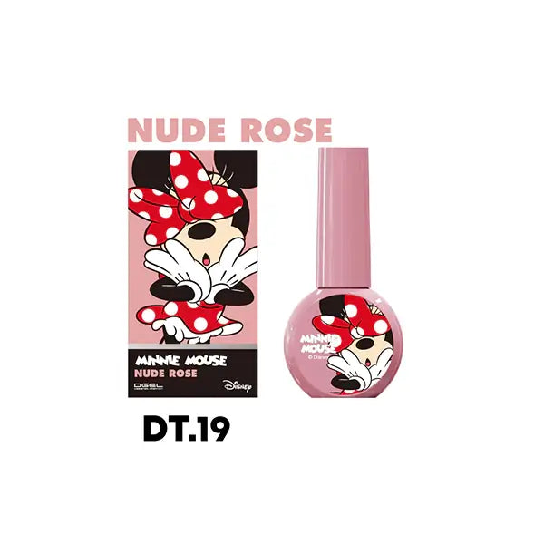 DGEL Disney Minnie Mouse Gel Polish - Nude Rose