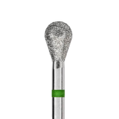 KMIZ Diamond Rounded Reverse Cone E-File Nail Drill Bit - Coarse Grit 5.0mm