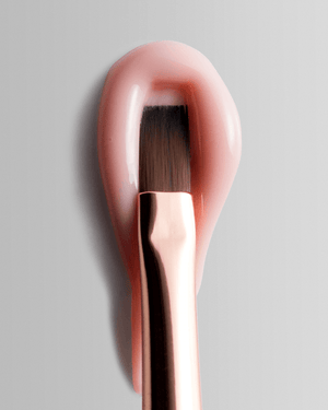 DARK Double-Sided Brush Beige (Liner 11 mm + Flat Square 9 mm)
