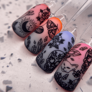 DARK Stamping Polish Black Sticky #1, 10ml