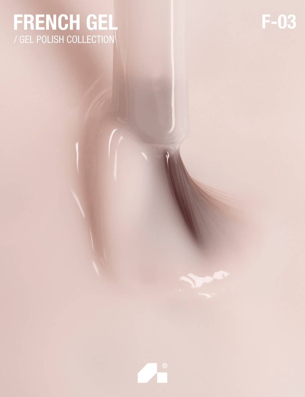 Adore Professional French Gel Polish- F-03 Porcelain