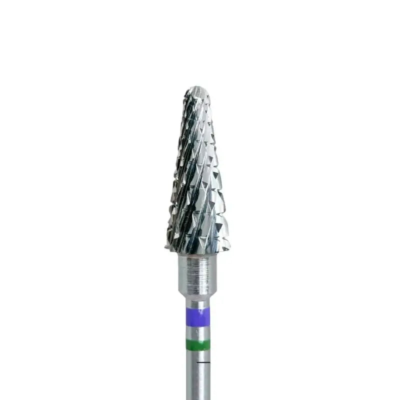 KMIZ Carbide Cone E-File Nail Drill Bit - Triple Cut 6.0mm