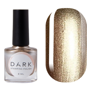 DARK Stamping Polish White Gold Metallic #21, 8ml
