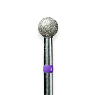 KMIZ Diamond Ball E-File Nail Drill Bit - Silk Grit 3.5mm