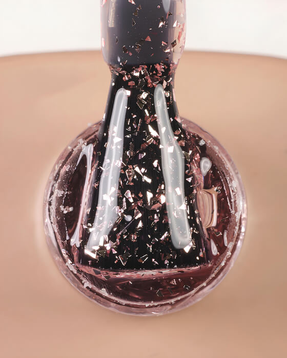 DARK Pink Flake Top (DAMAGED EXTERIOR OF BOTTLE)