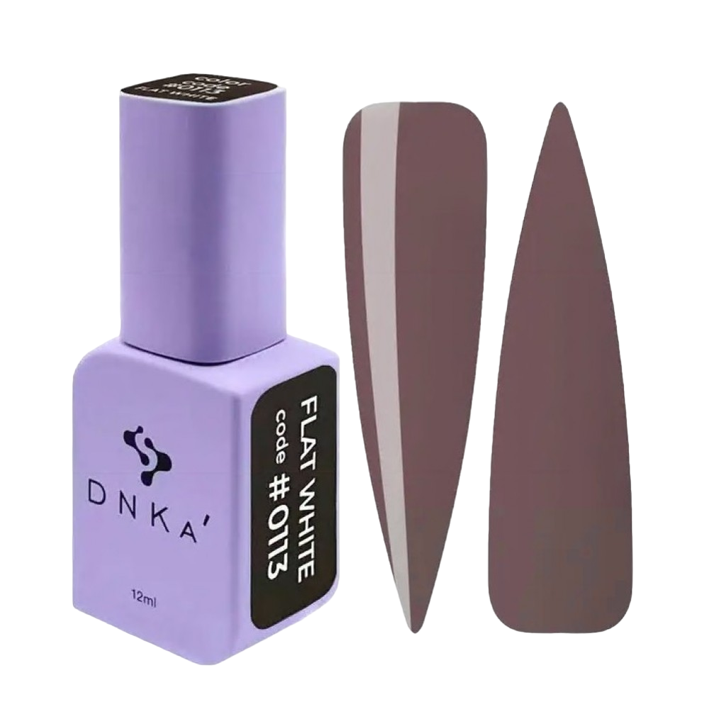DNKa™ GEL POLISH COLOR #0113 FLAT WHITE 12ml