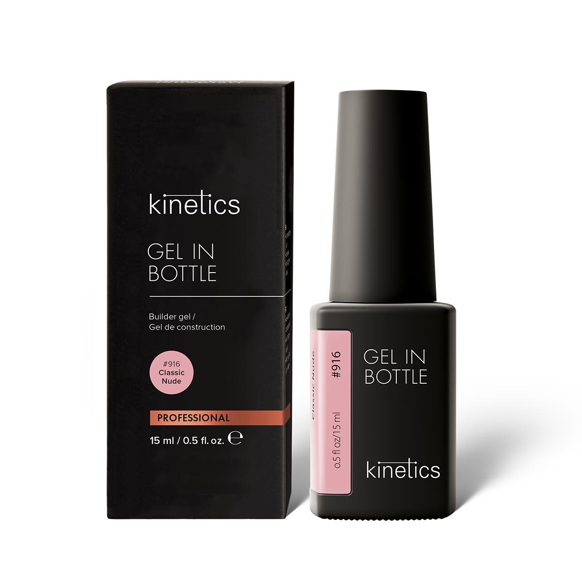 Kinetics  in Gel Bottle Classic Nude #916